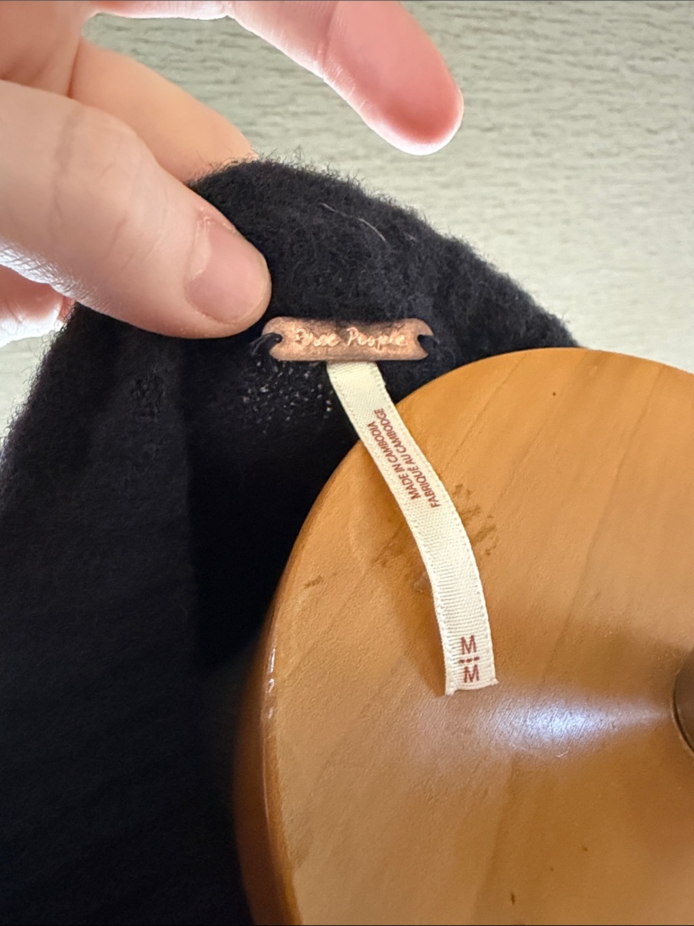Free People Black Ribbed Button-Up Cardigan - Picture 6 of 6